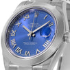 Rolex Datejust II, Stainless-Steel Blue Roman Dial 41MM Watch 116300