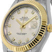 Rolex Datejust II, Two-Tone Stainless-Steel Ivory Diamond Dial 41MM Watch 116333