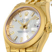 Rolex Lady Datejust, Yellow Gold Silver Index Dial 26MM Watch 179168