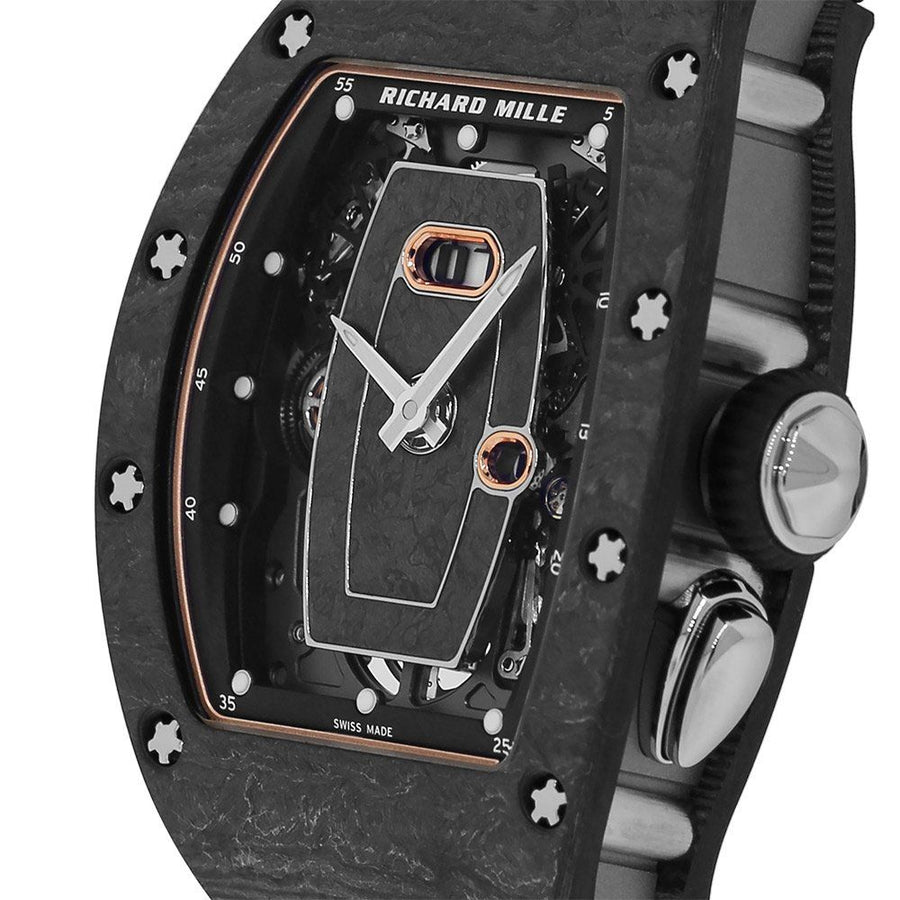 Richard Mille RM-037, Carbon TPT Titanium Black 34MM Ladies Watch