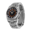 Rolex Oyster Perpetual, Steel No Date Black Orange Logo Dial 36MM Watch 116000