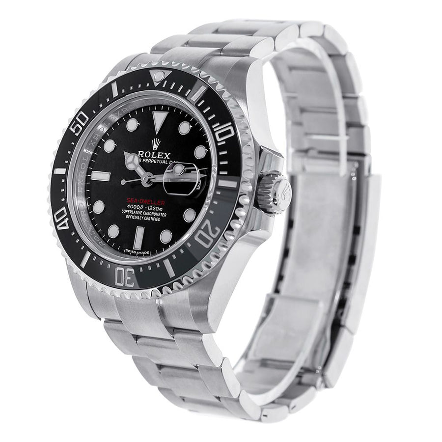 Rolex Sea-Dweller, Stainless-Steel Red Sea-Dweller Black Dial 43MM Watch 126600