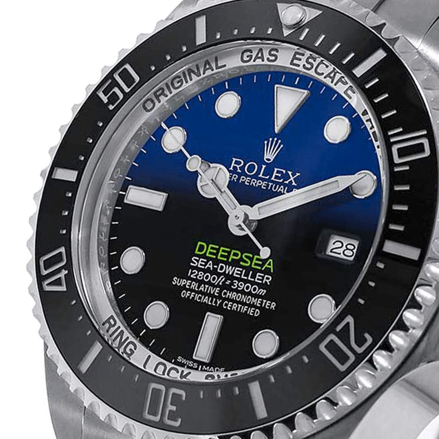 Rolex Sea-Dweller, DeepSea D-Blue Stainless-Steel Oyster 44MM Watch 126660