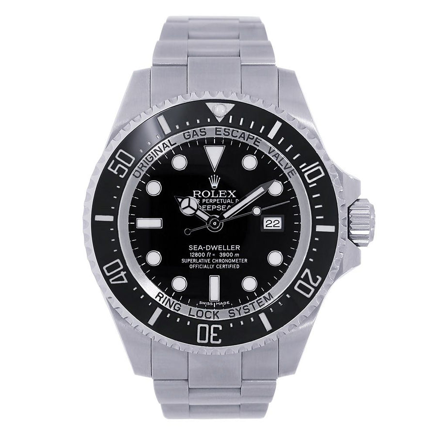 Rolex Sea-Dweller, Deepsea Stainless-Steel Black Ceramic Bezel 44MM Watch 116660(PRE-OWNED)