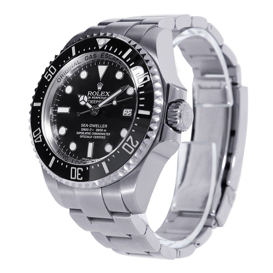 Rolex Sea-Dweller, Deepsea Stainless-Steel Black Ceramic Bezel 44MM Watch 116660(PRE-OWNED)