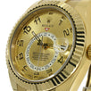 Rolex Sky-Dweller, Yellow Gold Dual Time Zone 42MM Watch 326938