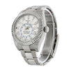 Rolex Sky-Dweller, White Gold White Roman Dial 42MM Watch 326939