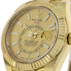 Rolex Sky-Dweller, Yellow Gold Champagne Index Dial 42MM Watch 326938