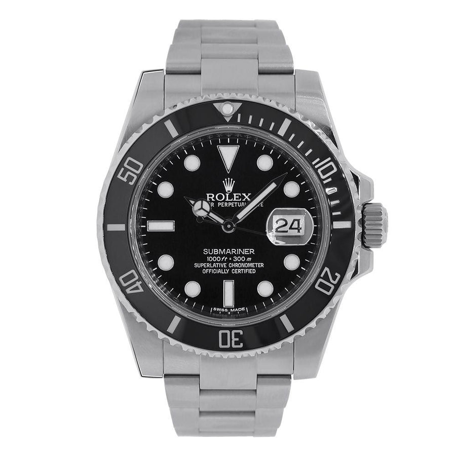 Rolex Submariner, Stainless-Steel Date Black Diver 40MM Watch 116610LN