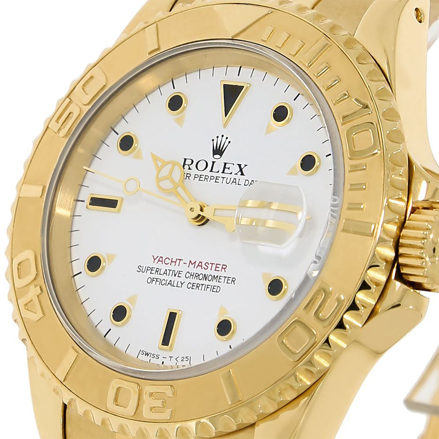 Rolex Yacht-Master 40, 18K Yellow Gold Oyster 40MM Watch 16628(PRE-OWNED)