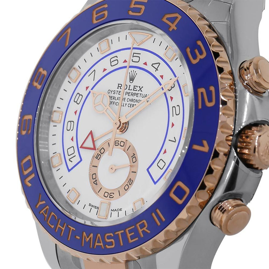 Rolex Yacht-Master II, Steel and Rose Gold Mercedes Hands 44MM Watch 116681