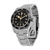 Tudor Black Bay, Polished Steel Matte Black Bezel Diver 41MM Watch 79230N