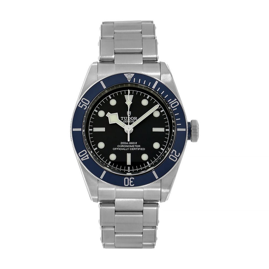 Tudor Black Bay, Polished Steel Matte Blue Bezel Diver 41MM Watch 79230B