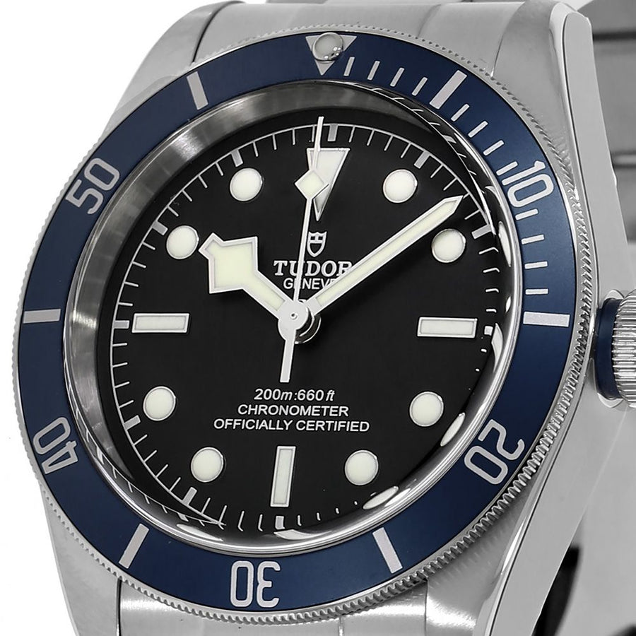 Tudor Black Bay, Polished Steel Matte Blue Bezel Diver 41MM Watch 79230B