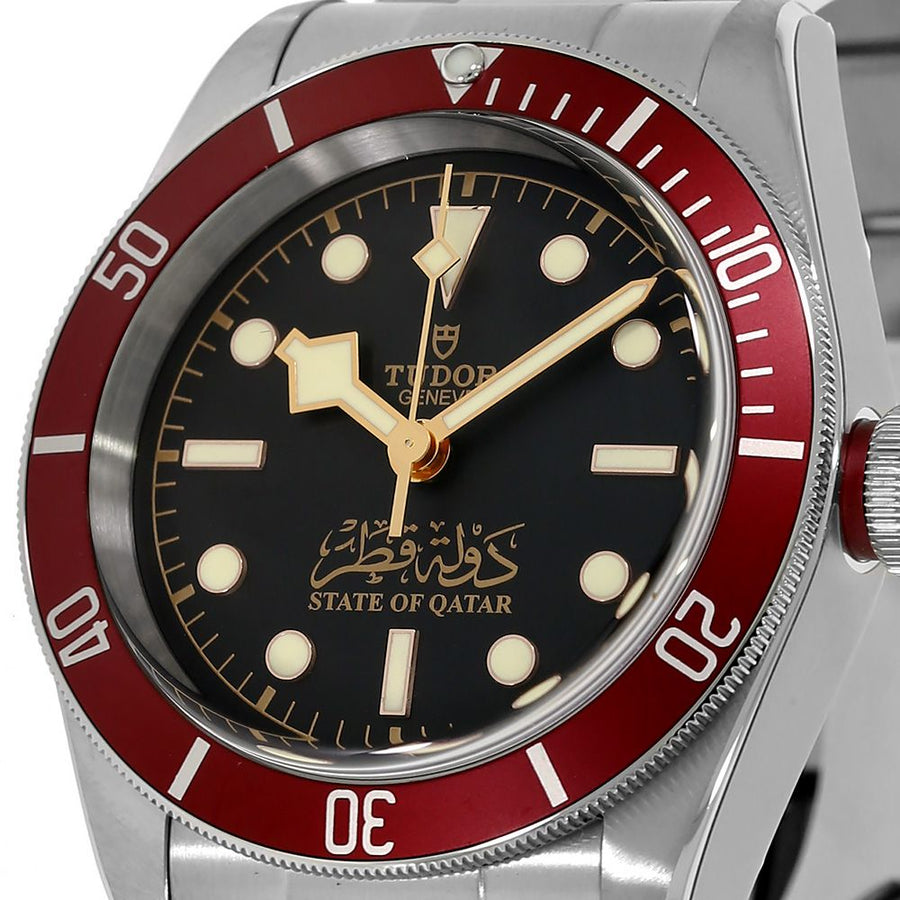 Tudor Black Bay, Steel State of Qatar Red Bezel Diver 41MM Watch 79230R