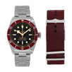 Tudor Black Bay, Steel State of Qatar Red Bezel Diver 41MM Watch 79230R