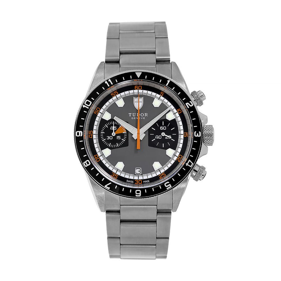 Tudor Heritage Chrono, Stainless-Steel Grey Chronograph 42MM Watch 70330N-0006