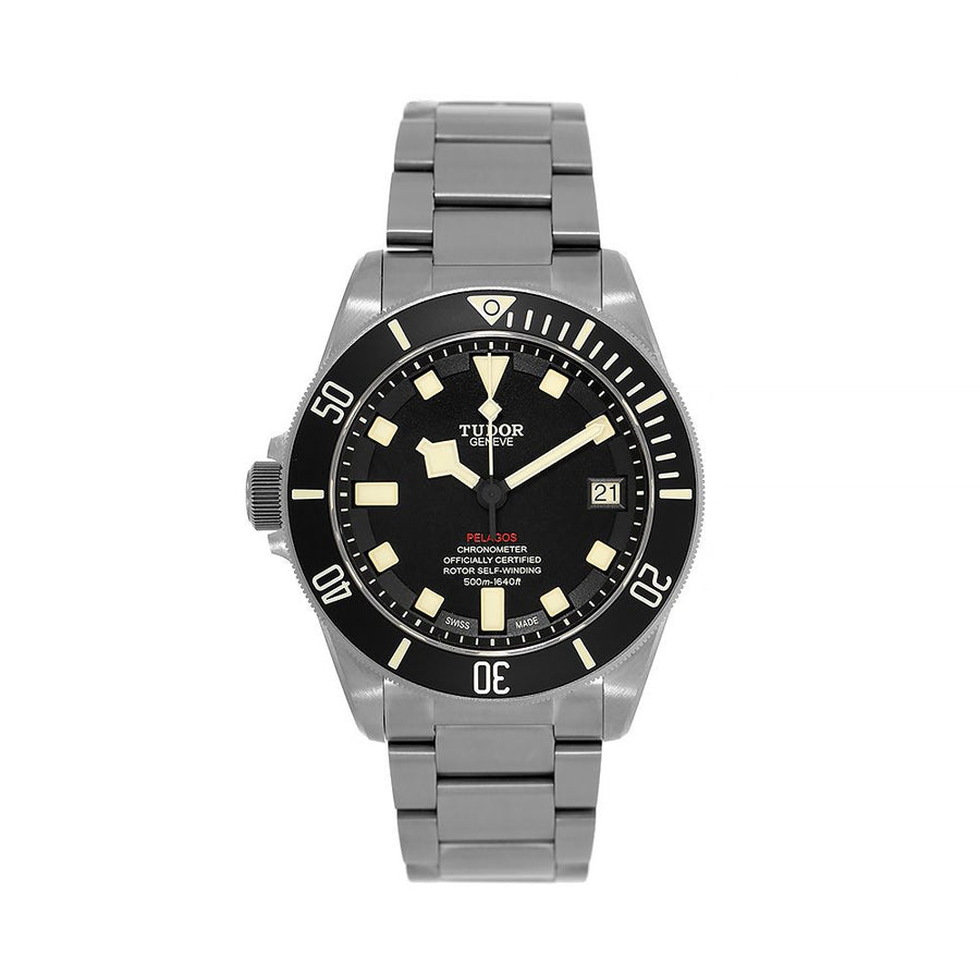 Tudor Pelagos Left-Handed, Titanium Black Ceramic Bezel 42MM Watch 25610TNL