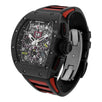 Richard Mille RM011, Felipe Massa Carbon Black Automatic Flyback Chronograph 49MM Watch RM011(PRE-OWNED)