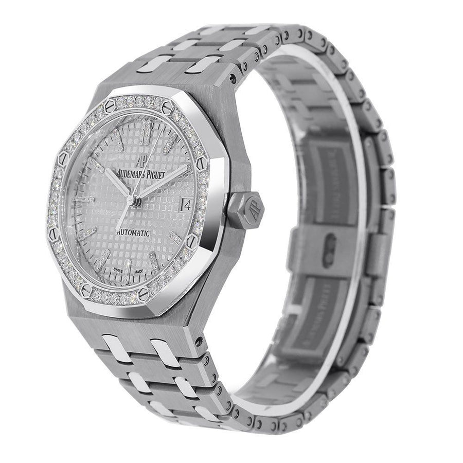 Audemars Piguet Royal Oak, QE-II Cup Platinum & Titanium 37MM Watch 15453IP.ZZ.1256IP.01(PRE-OWNED)