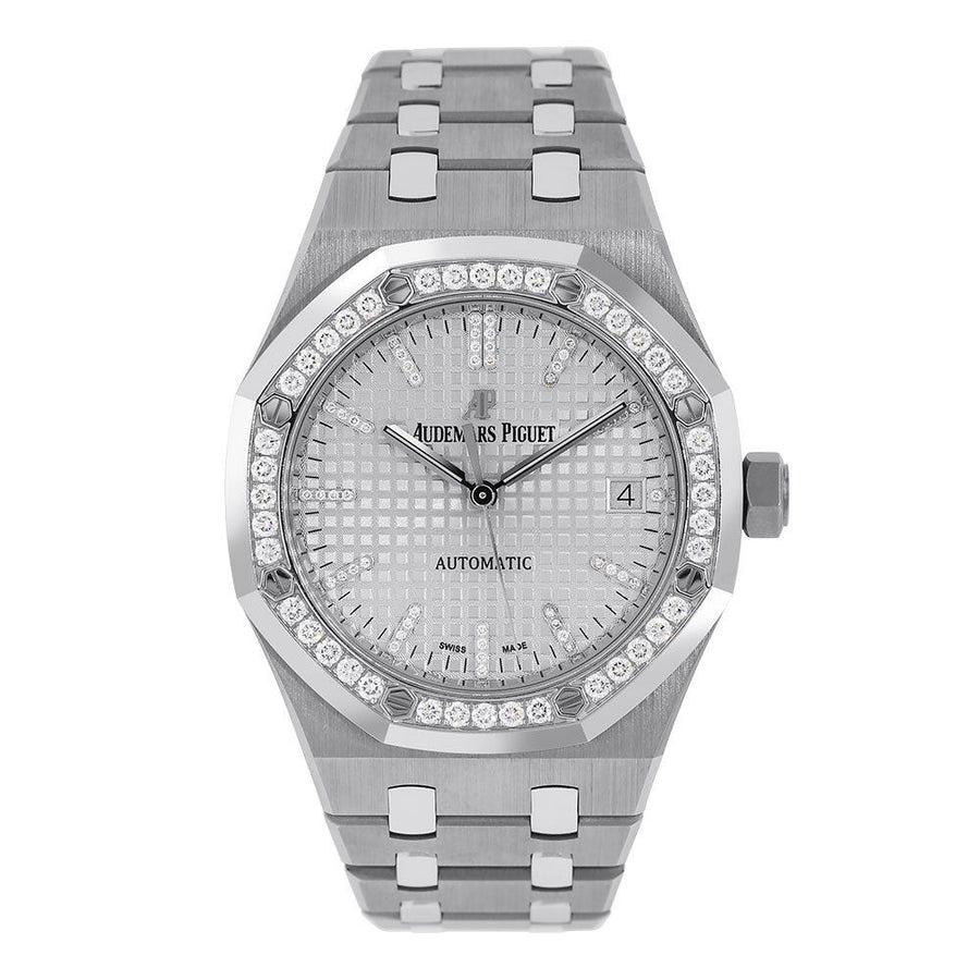 Audemars Piguet Royal Oak, QE-II Cup Platinum & Titanium 37MM Watch 15453IP.ZZ.1256IP.01(PRE-OWNED)